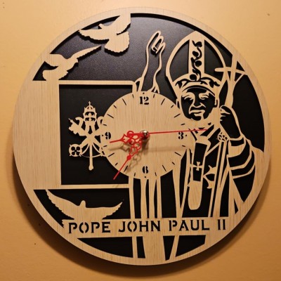 Pope John Paul II Clock