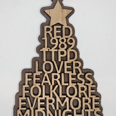 Taylor Swift Albums Ornament
