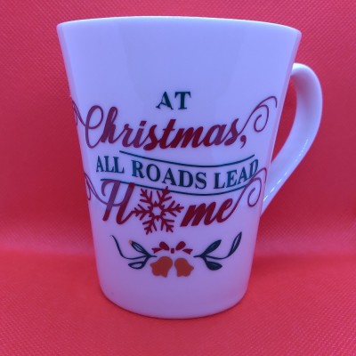 At Christmas All Roads Lead Home Mug