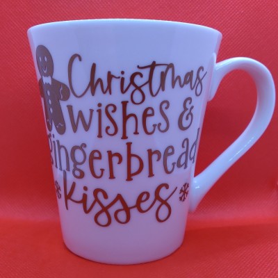 Christmas Wishes & Gingerbread Kisses Mug