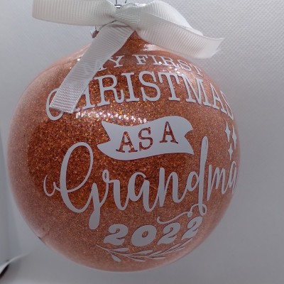 First Christmas As A Grandma 2022 Ornament