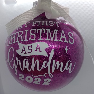 First Christmas As A Grandma 2022 Ornament