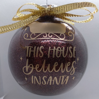 This House Believes In Santa Ornament