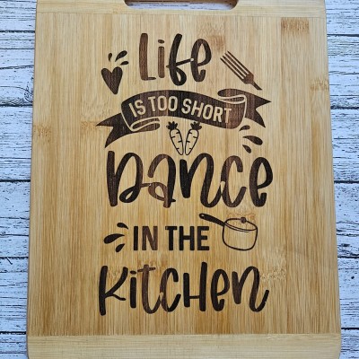 Dance In The Kitchen Cutting Board