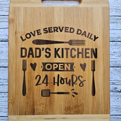 Dad's Kitchen Cutting Board