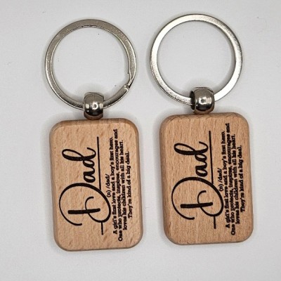 Dad Definition Keychain