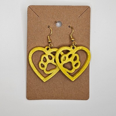 Pawprint Earrings