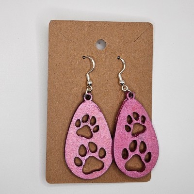 Pawprint Earrings