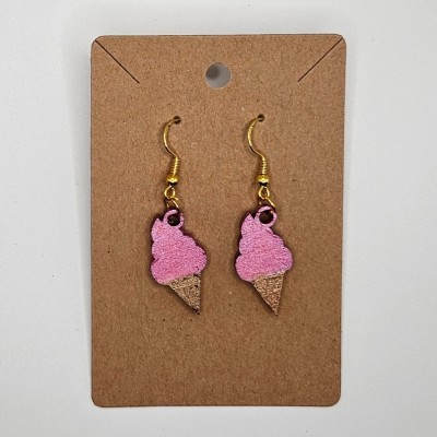 Ice Cream Cone Earrings