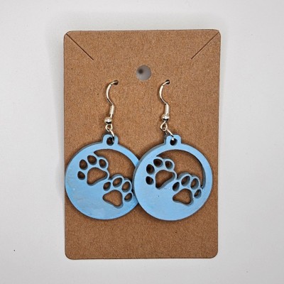 Pawprint Earrings