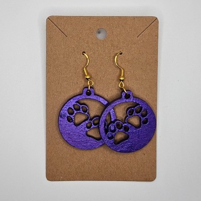 Pawprint Earrings