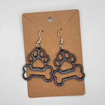 Pawprint Earrings