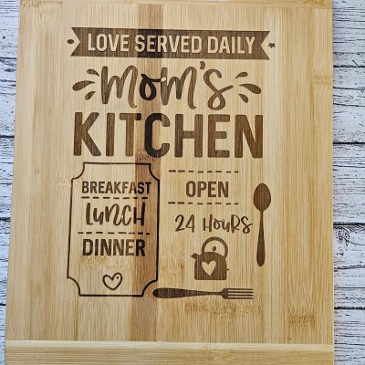 Loved Served Daily Cutting Board