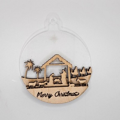 Nativity Scene Christmas Ornament