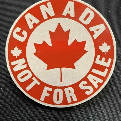 Canada Not For Sale Pin